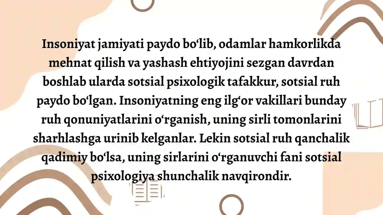 SOTSIAL PSIXOLOGIYANING HOZIRGI DAVRDAGI MAVQEI 2