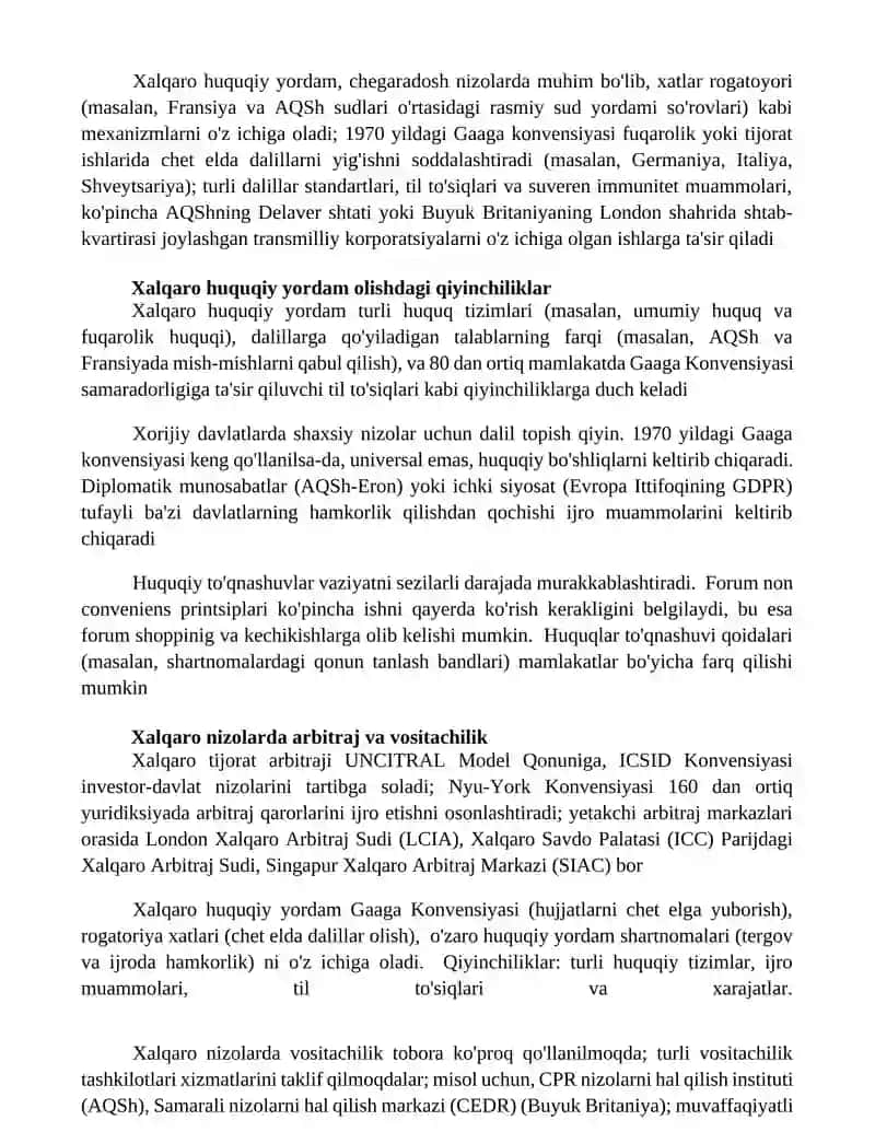 Xalqaro Huquqiy Yordam 2