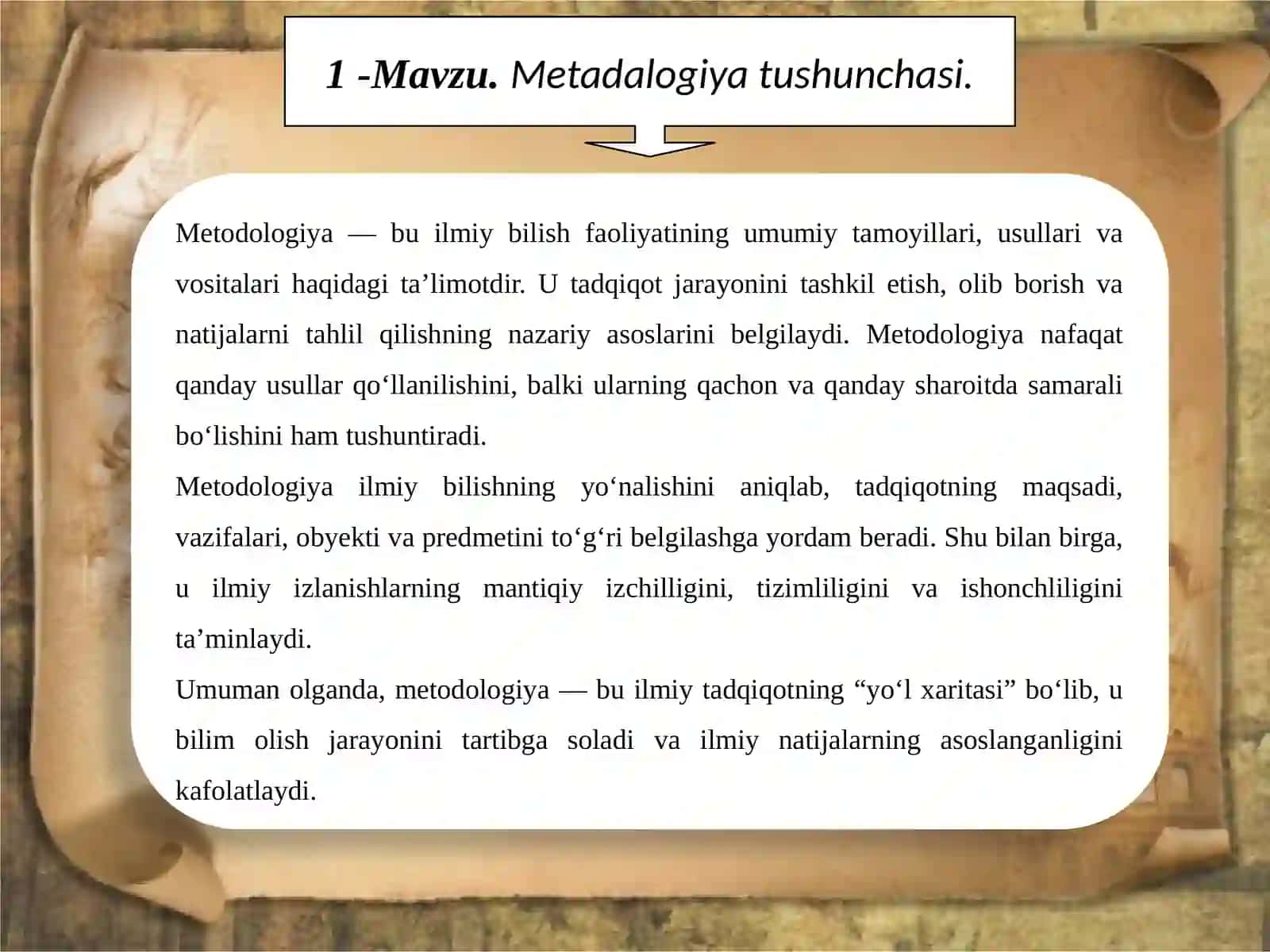 “Pedagogik tadqiqotlarni modellashtirish” 2