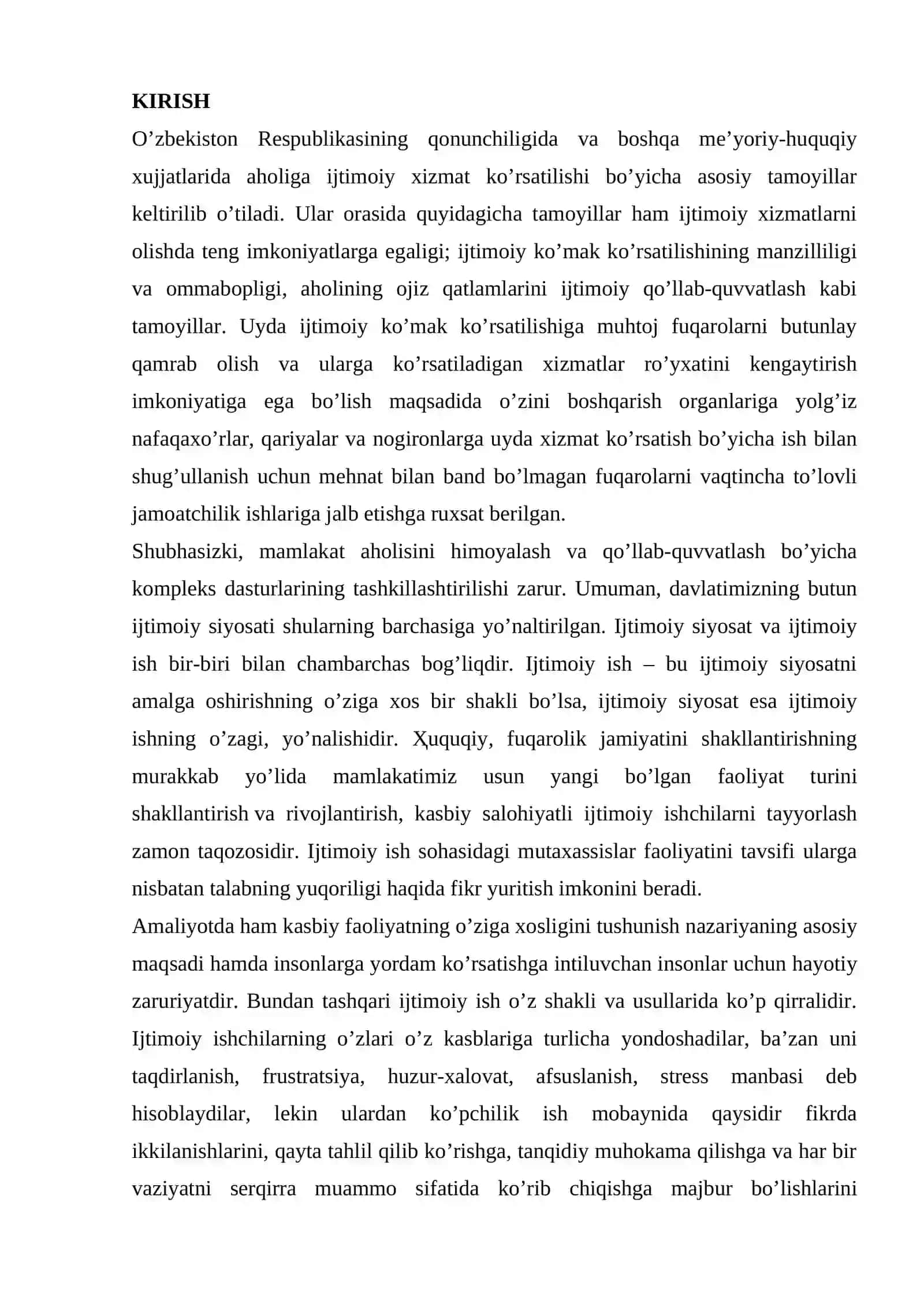 XAVF OSTIDA QOLGAN BOLALAR BILAN IJTIMOIY ISH 2