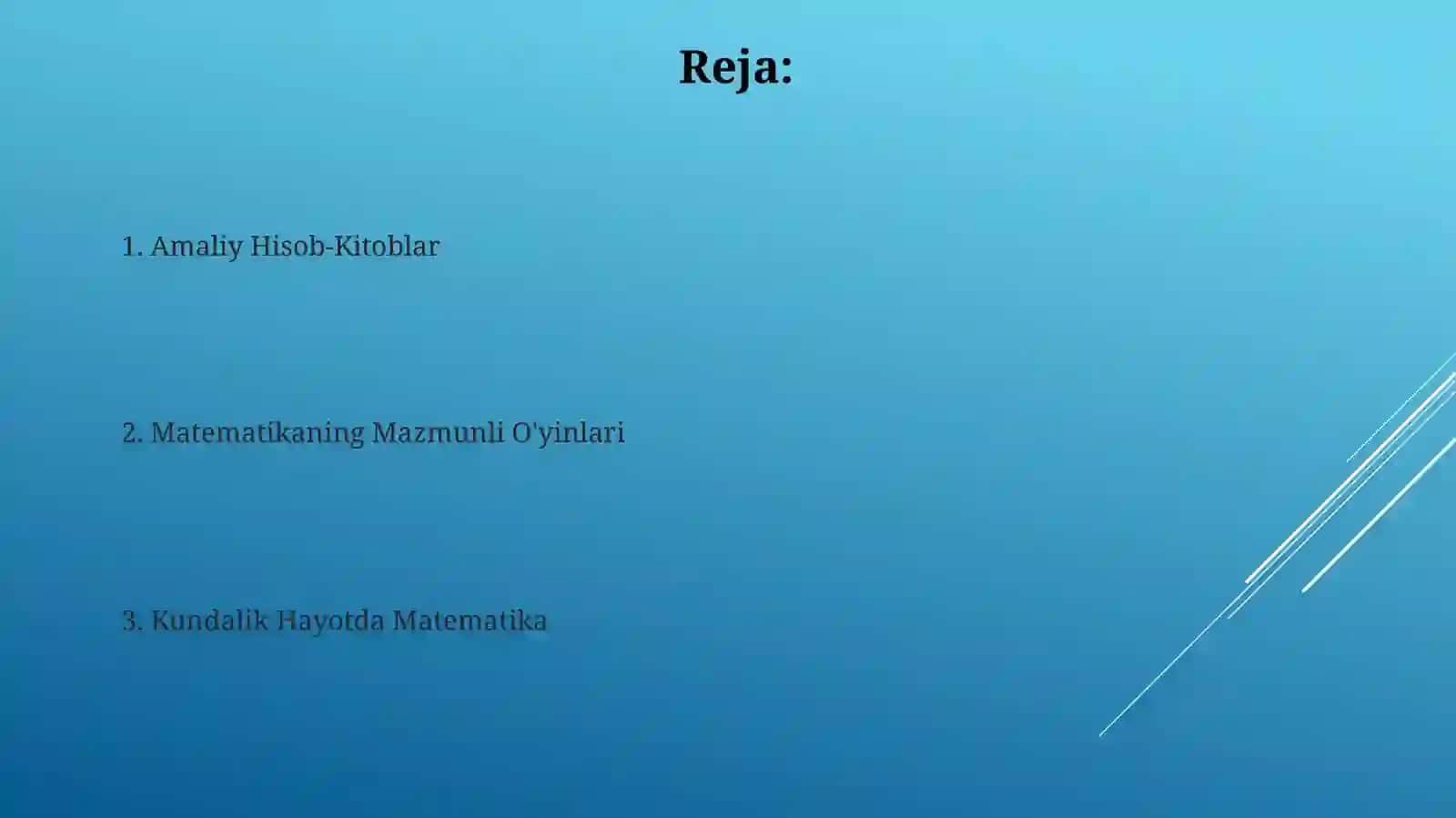 Bolalar bog'chasi matematika bo'yicha 2