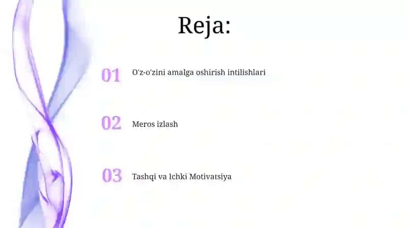 Maqsad va motivlarning oʻziga xosligi 2