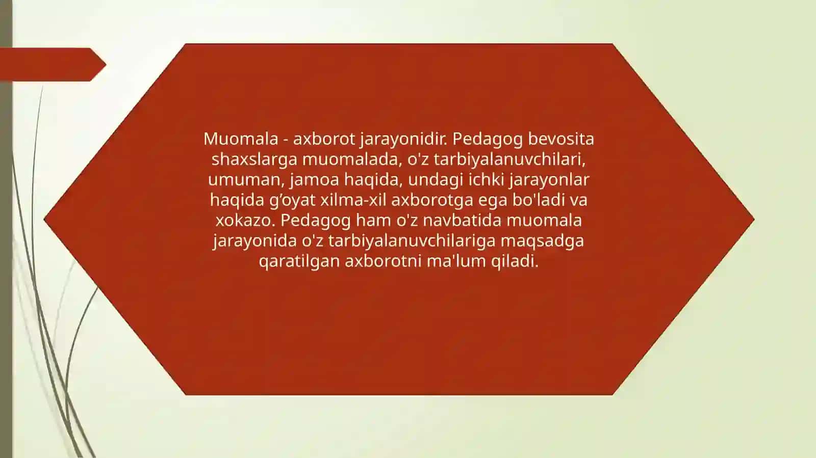 Oʻqituvchi faoliyatida muloqot madaniyati va psixalogiyasi 2