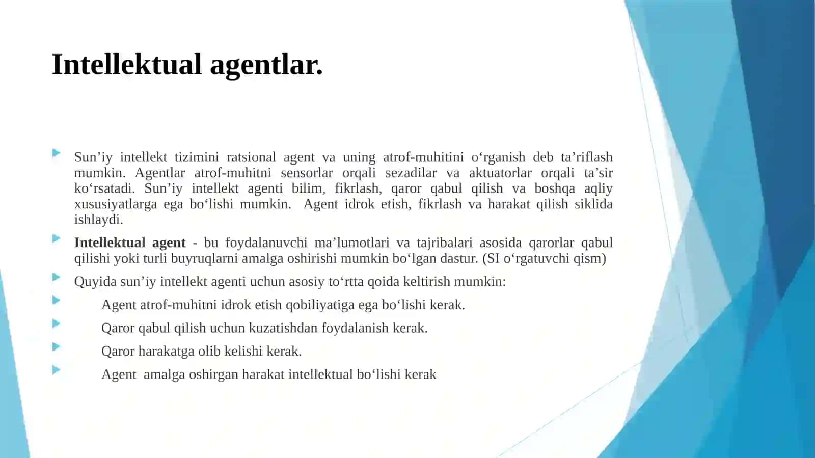Intellektual agentlar 2