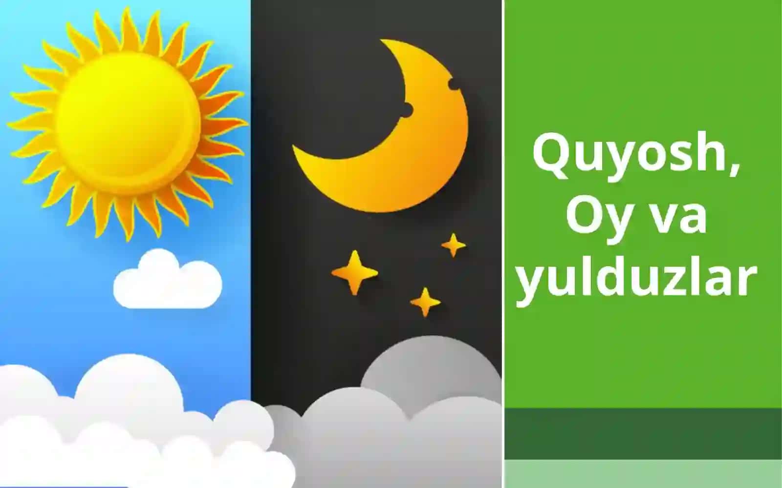 "QUYOSH, OY VA YULDUZLAR" 2