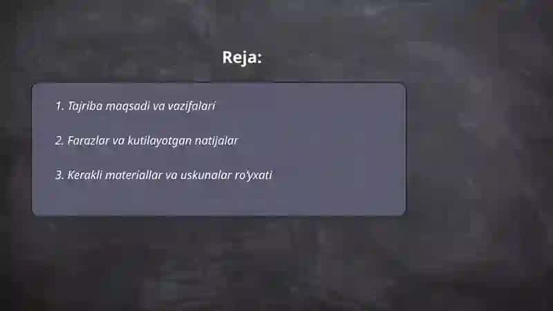 Urugʻlarning turli tuproqlarda unishini tajribada kuzatish va natijalarni jadvalga kiritish 2