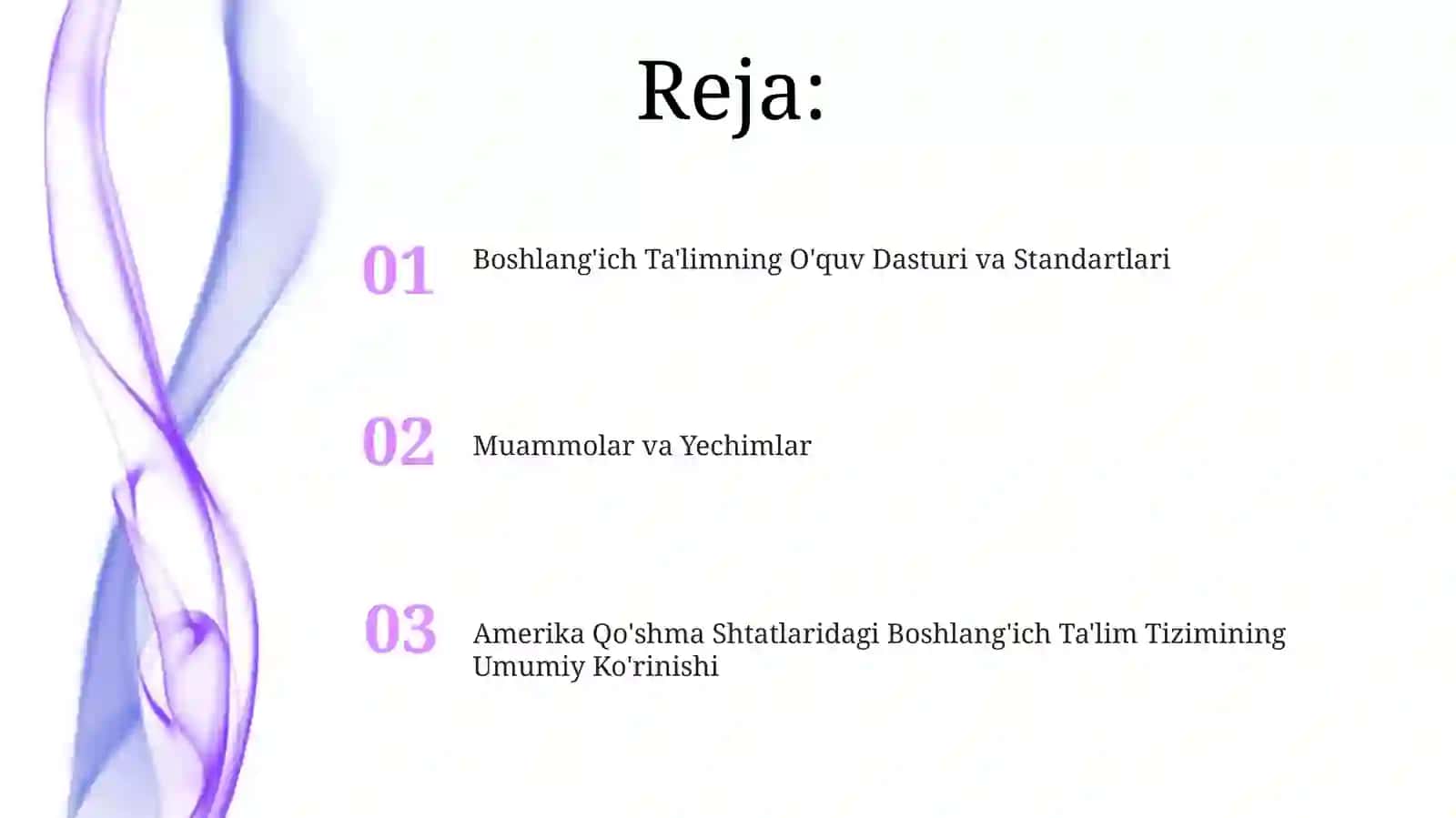 Amerika Boshlan'ich Ta'lim Tizimi 2