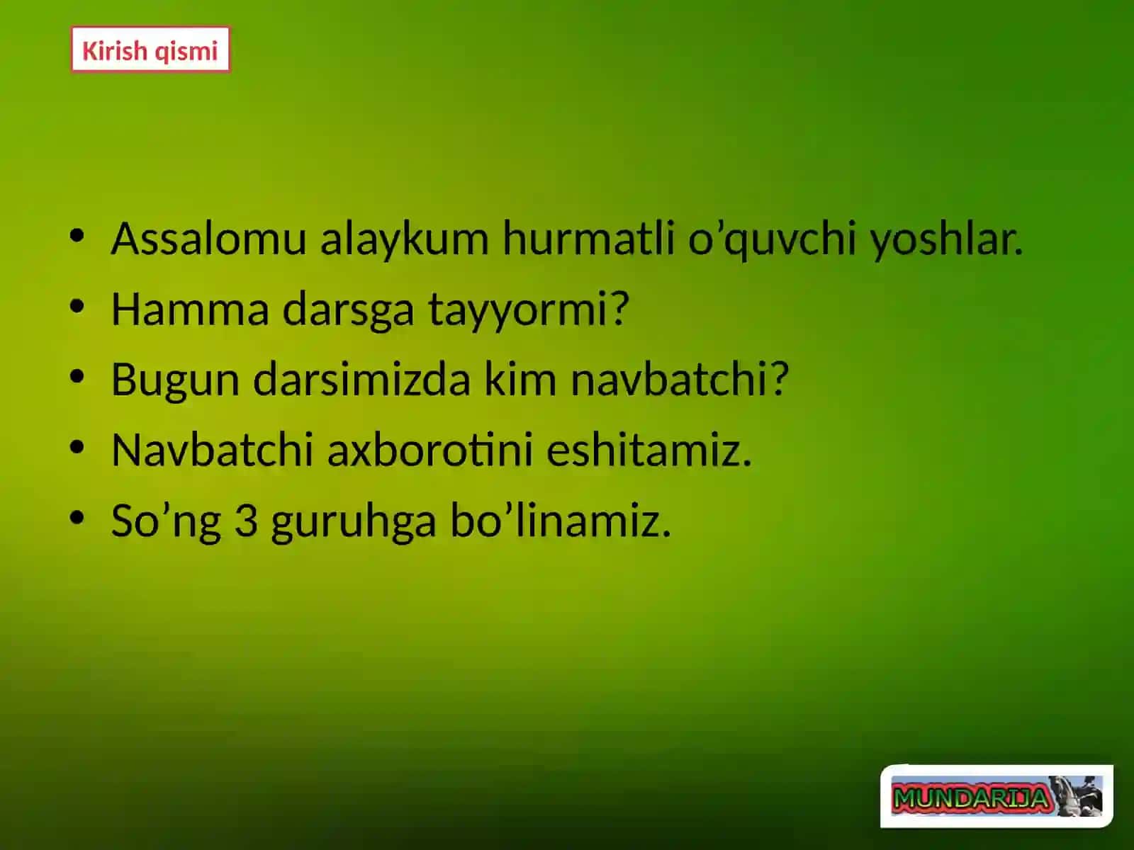 6-sinf Tarix fanidan Yunoniston mavzusida dars ishlanma 2