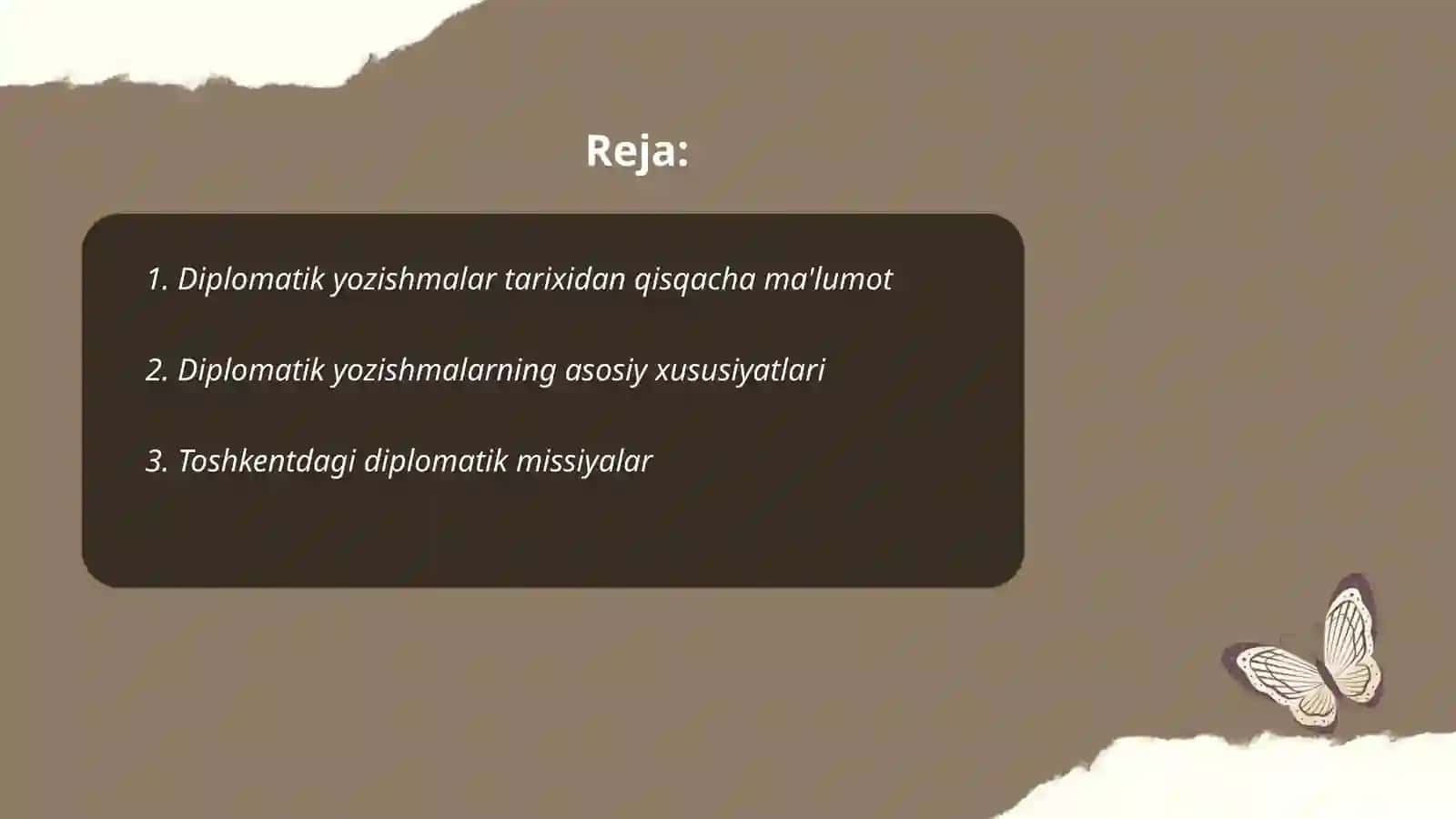 Tiplomatik va tijorat yozishmalari 2