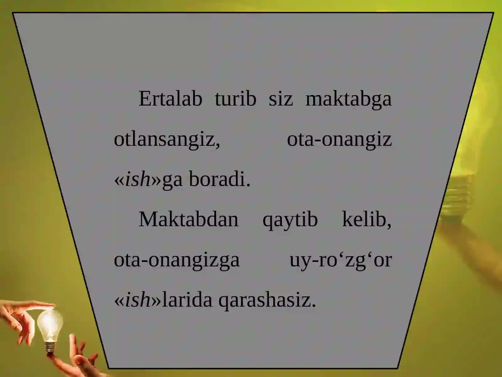 6-sinf Fizika fanidan Ish va energiya dars taqdimoti 2