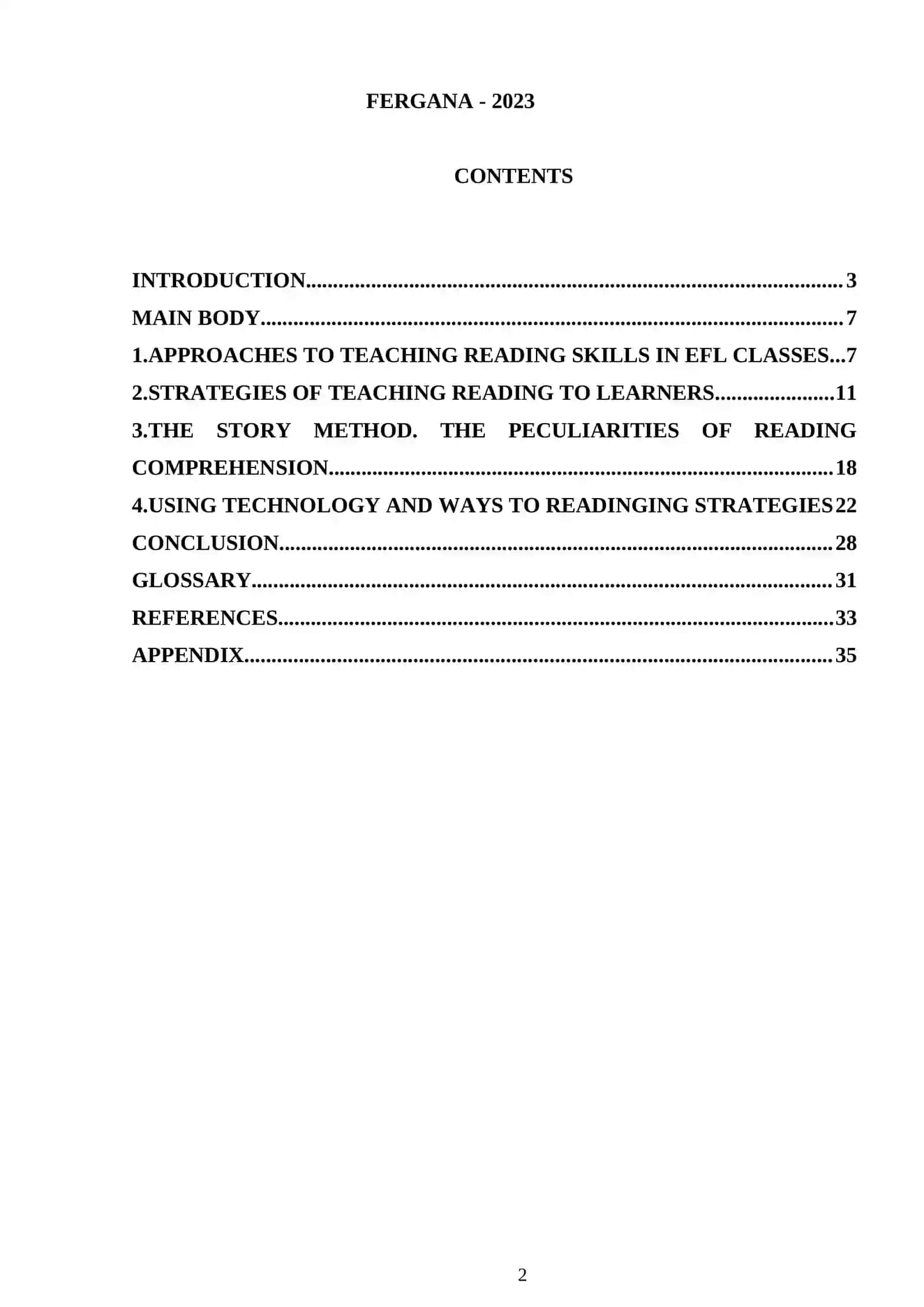 Approaches to Recognition of Lexical Complexity in EFL Classes 2