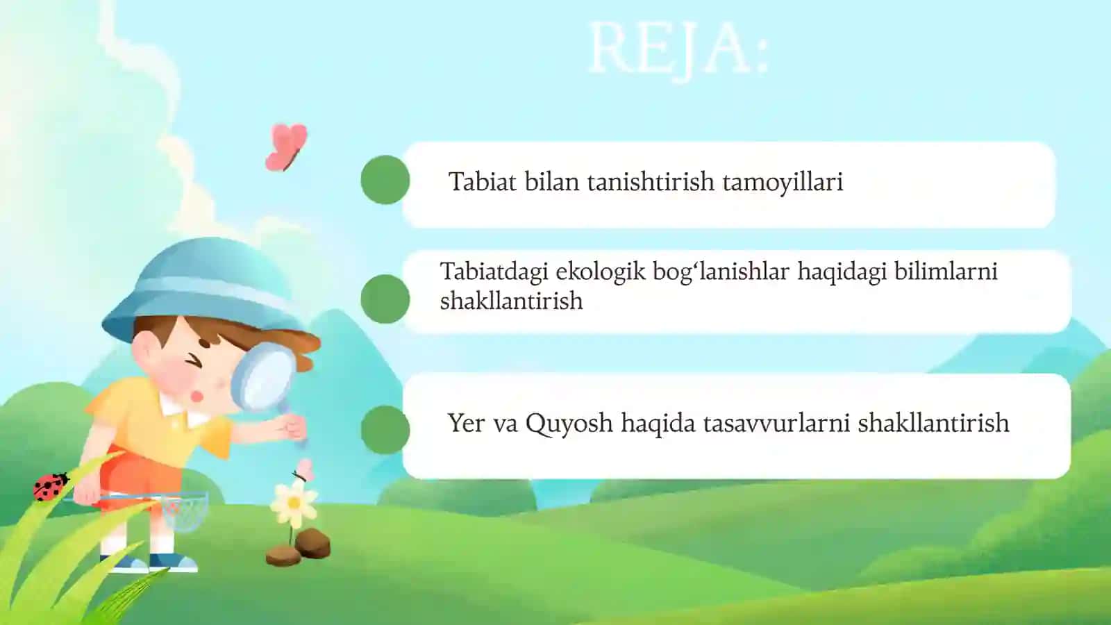 Maktabgacha ta’lim tashkilotlarida tabiat bilan tanishtirishning mazmuni 2