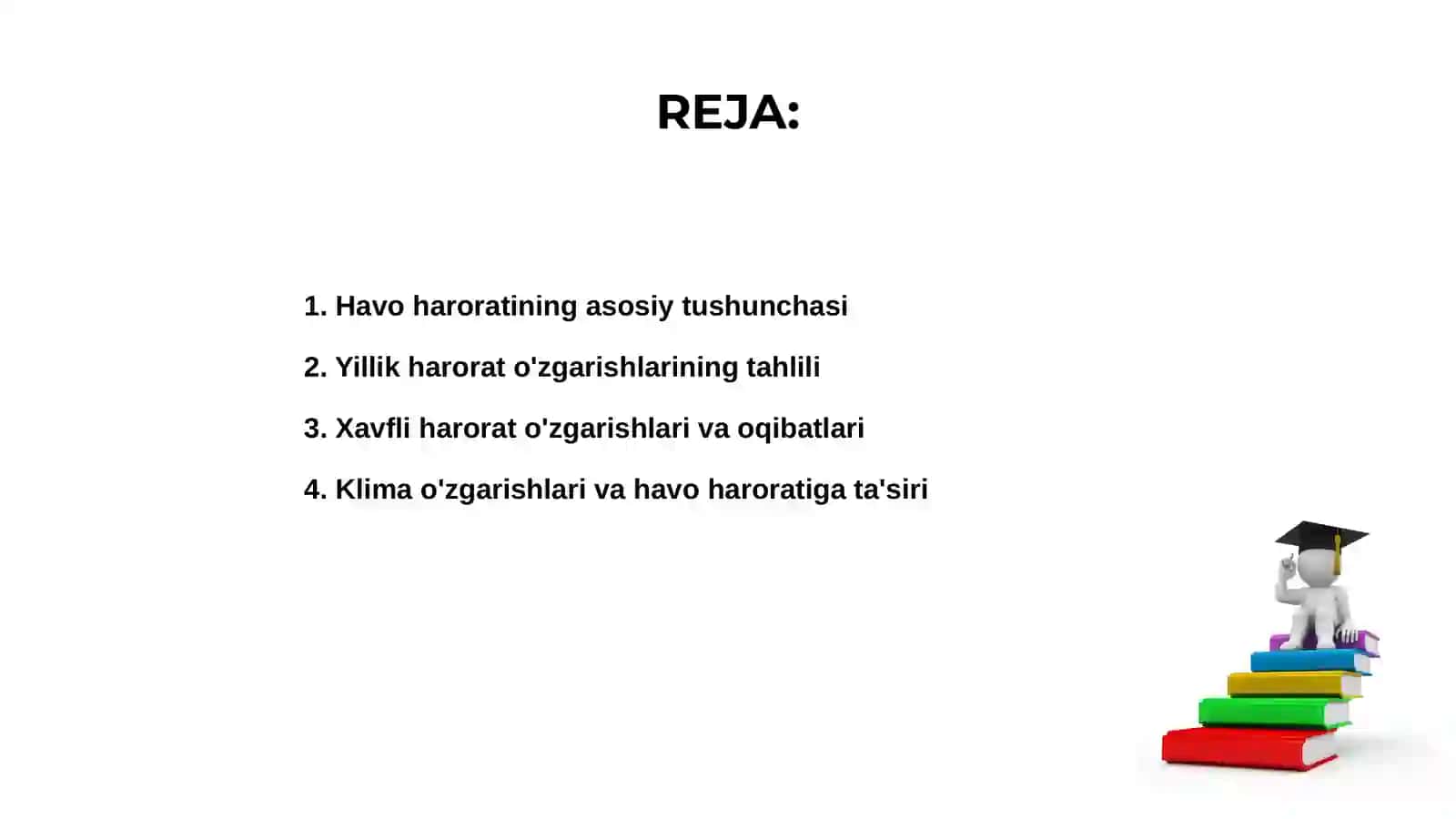 Havo haroratining yillar davomida o'zgarishi 2