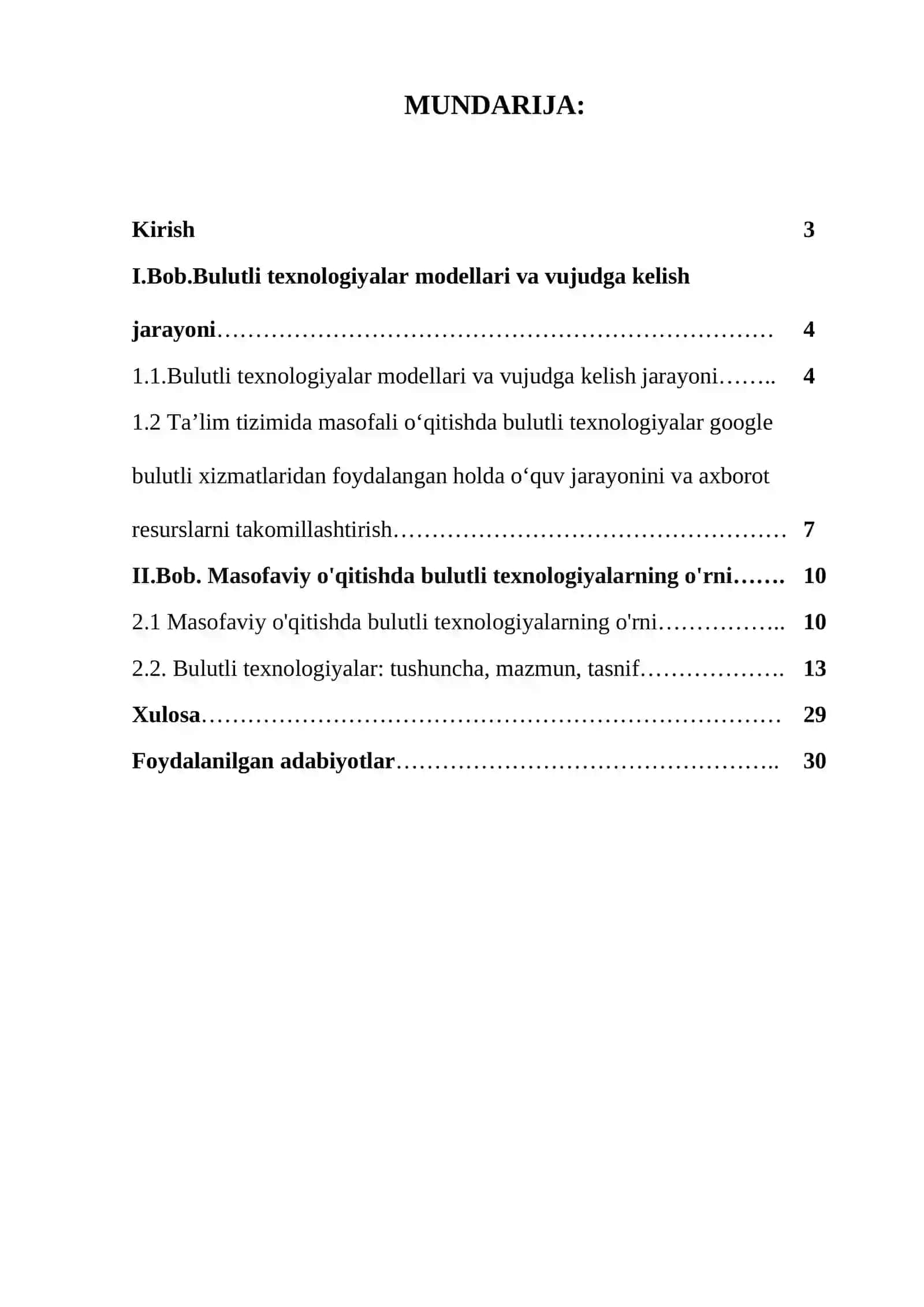 Bulutli texnologiyalar va ularning didaktik imkoniyatlari 2