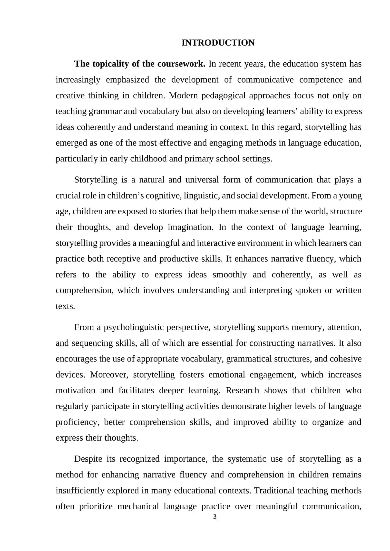 THEORETICAL FOUNDATIONS OF STORYTELLING AND NARRATIVE DEVELOPMENT IN CHILDREN 2