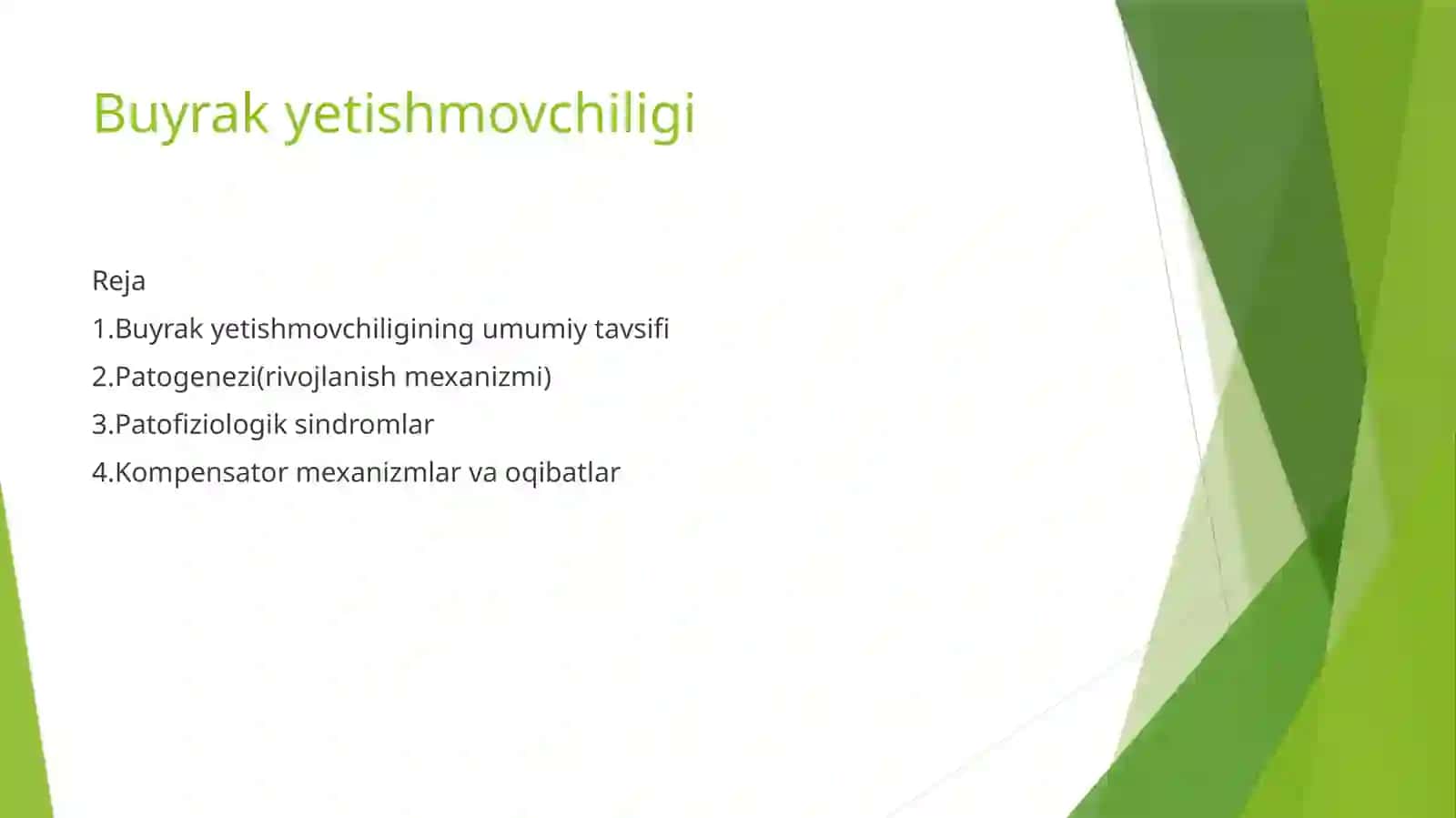 buyrak yetishmovchiligi patofiziologiyasi 2