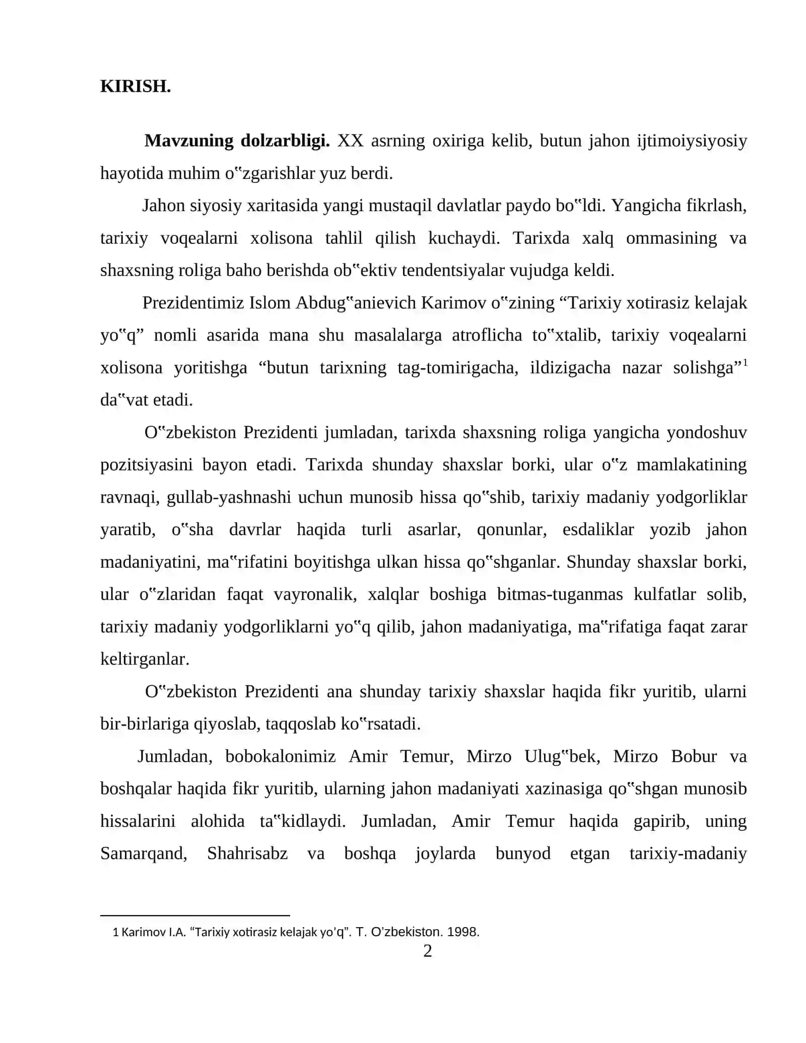 FOYDALANILGAN ADABIYOTLAR RO’YXATI 2