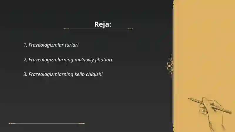 Frazeologizmlar turlari 2