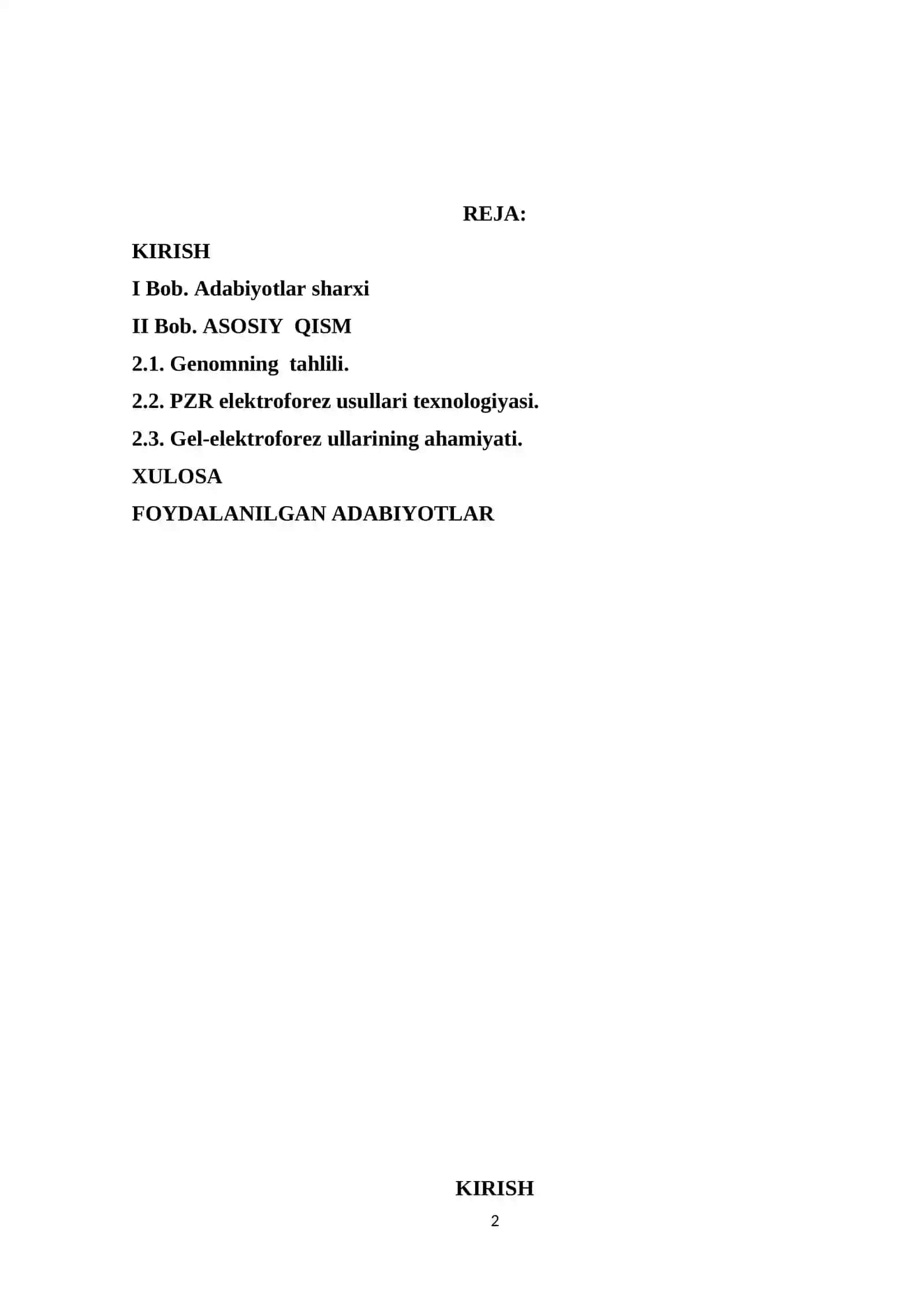 PZR va gel-elektroforez usullari haqida tushuncha 2