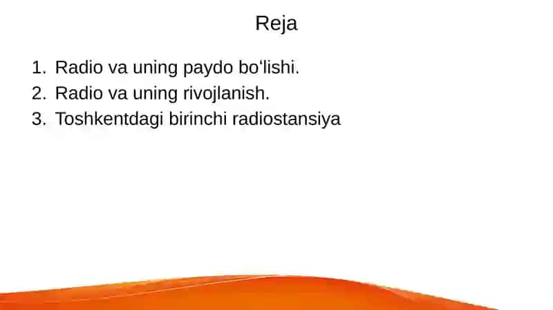 Radio Tezkor Habar Berish va Axorot Tarqatish Vositasi 2