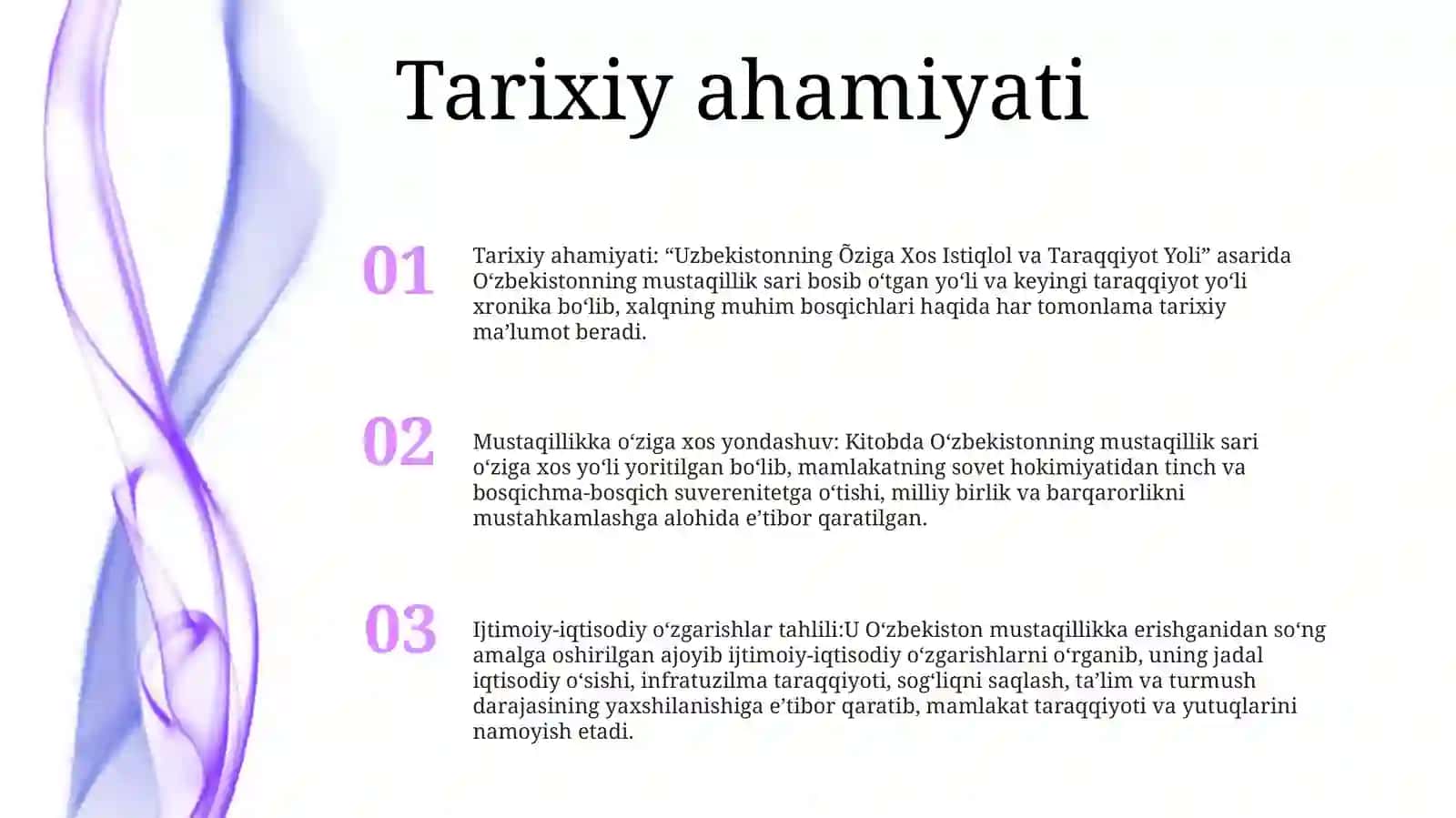 Õzbekistonning Õziga Xos Istiqlol Va Taraqqiyot Yõli 2