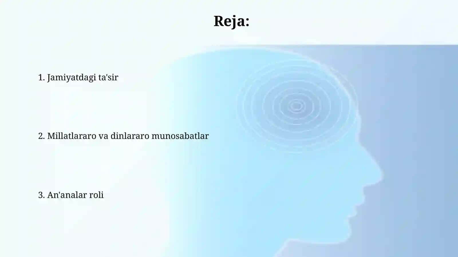 Jamiyat hayotida urf-odatlar,millatlararo va dinlararo munosabatlarning o'rni 2