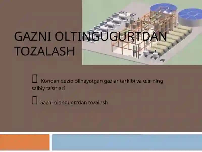 Gazni oltin gŭrtdan tozalash 2