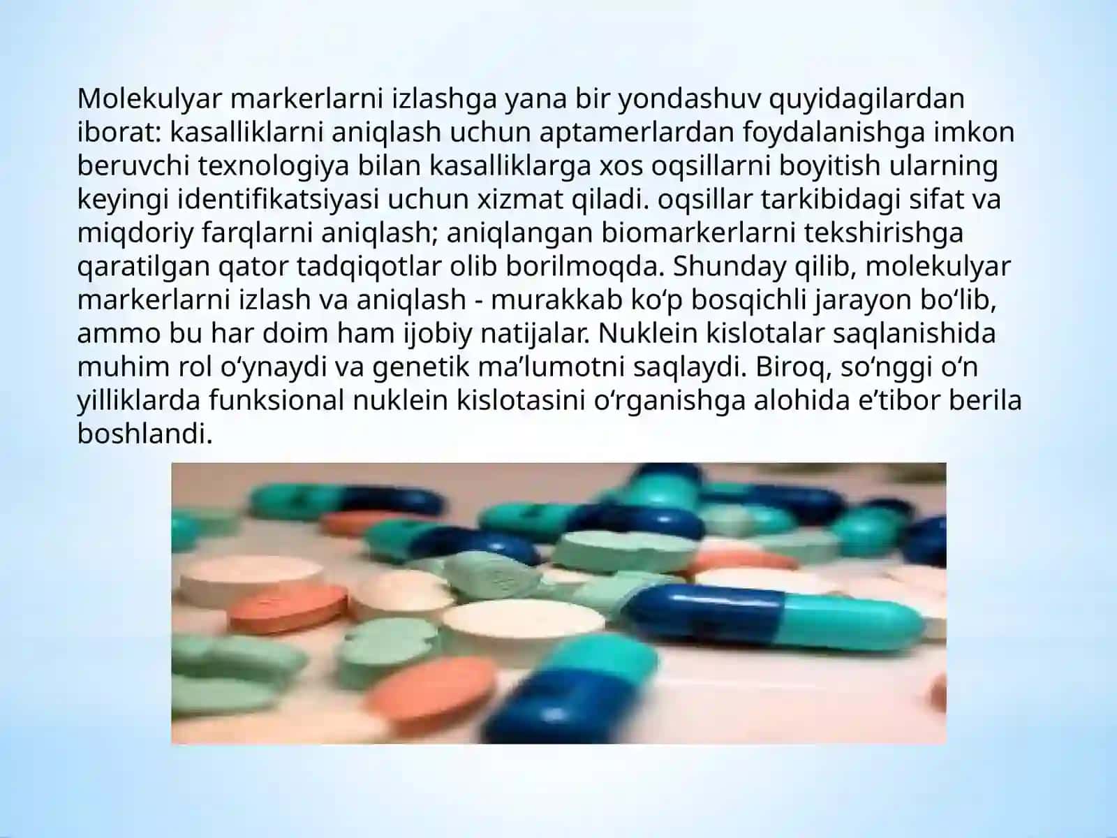Yangi avlod dori vositalari yaratishda biotexnologik usullardan foydalanish 2