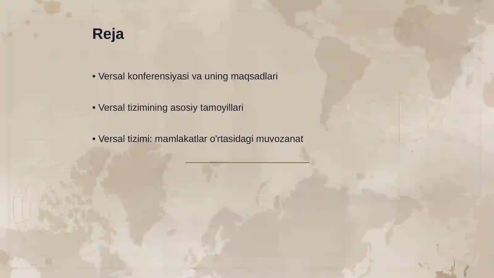Versal tizimining shakllanishi va xalqaro munosabatlarga ta'siri 2