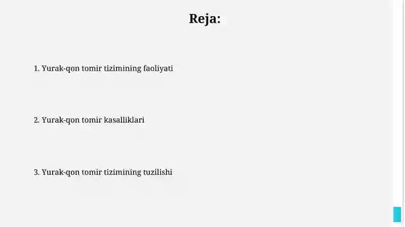 Yurak-qon tomirlar sistemasi 2