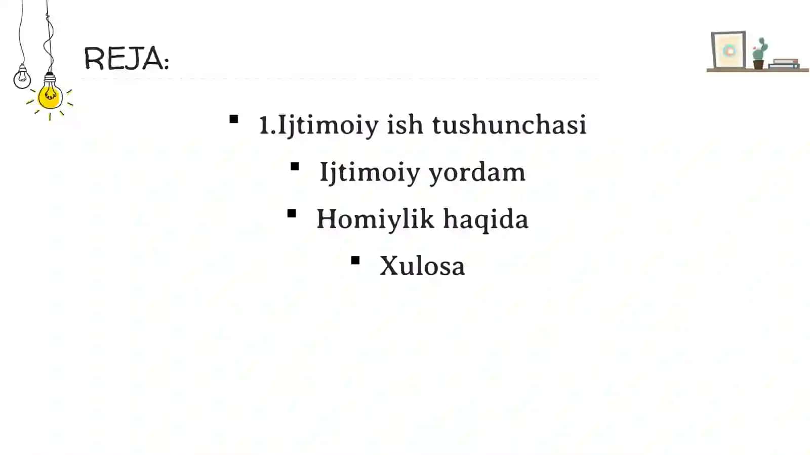 Homiylik-ijtimoiy ishning dastlabki kõrinishidir 2