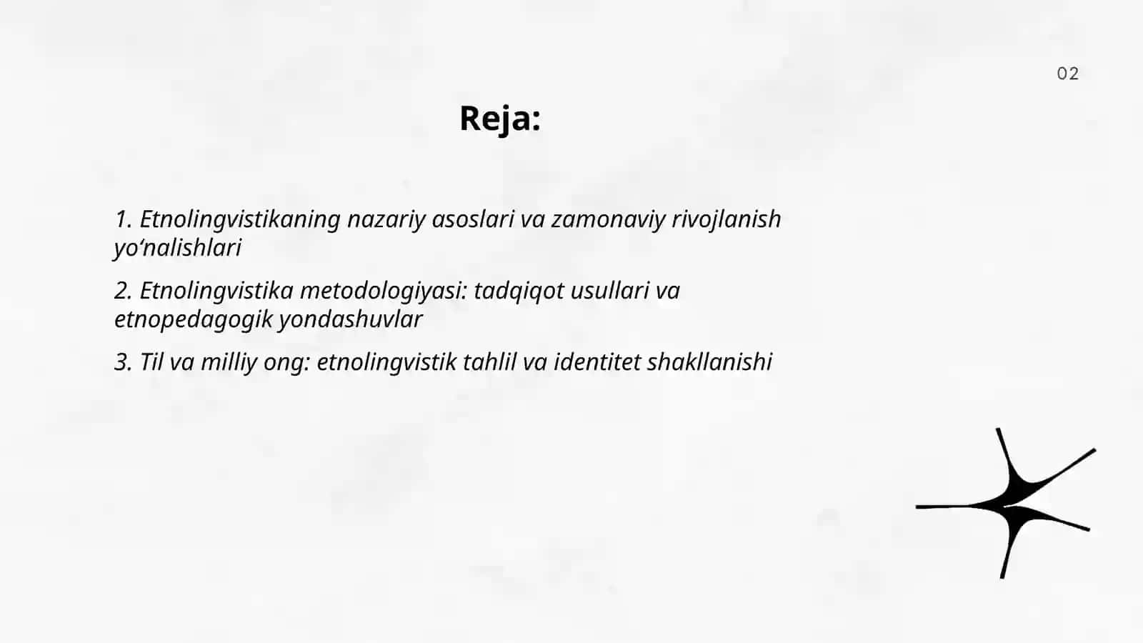 Etnolingvistika tilshunoslikning zamonaviy yoʻnalishi sifatida 2