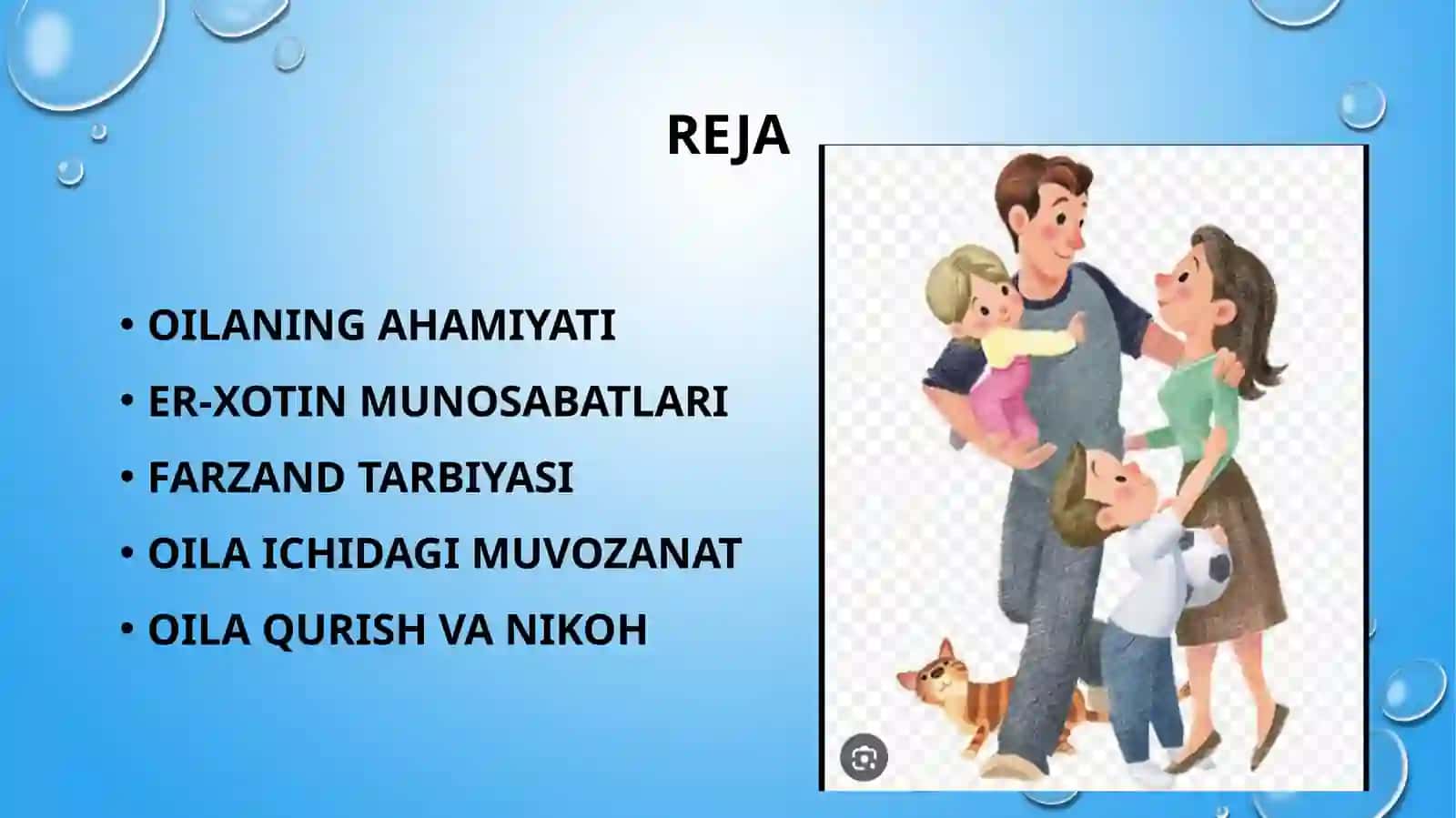 Hadislarda oila haqida 2