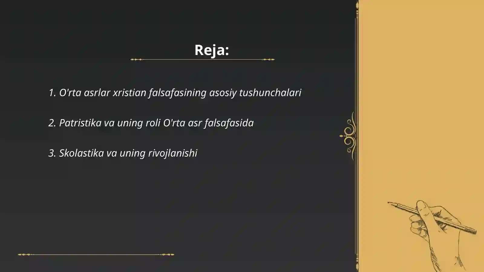 O’rta asrlar xristian falsafasi va Nemis klassik falsafasi 2