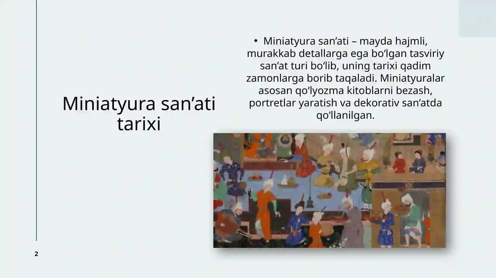 Miniatyurasan'atitarixi 2
