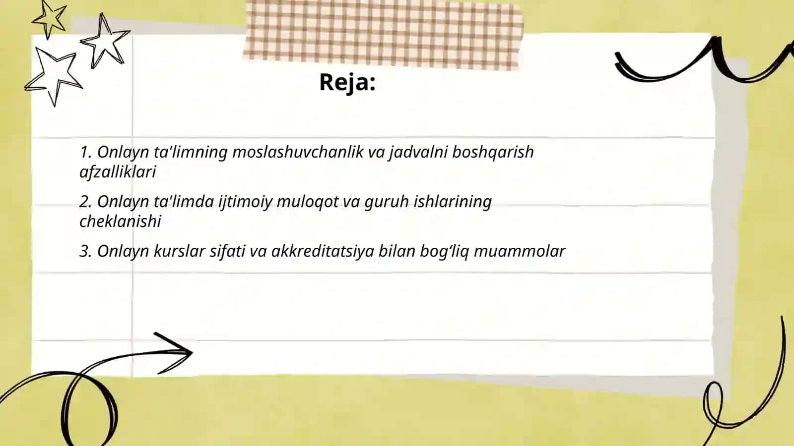 Onlayn ta'limning moslashuvchanlik va jadvalni boshqarish afzalliklari 2
