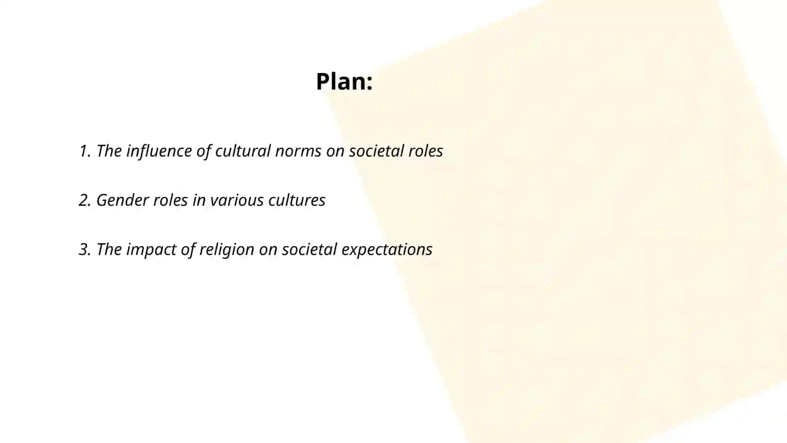 The role of society in different cultures 2