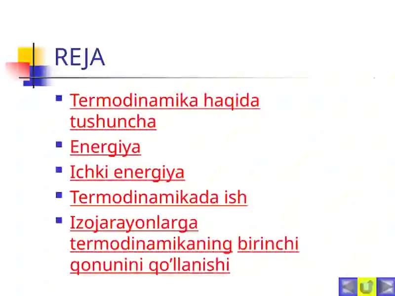 Termodinamika qonunlar 2