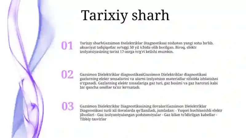 Gazsimon Dielektriklar Diagnostikasi 2