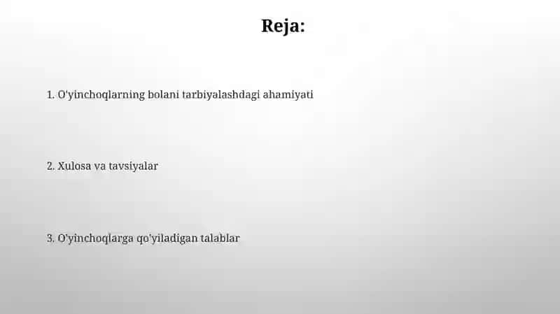 O'yinchoqlarning bolani tarbiyalashdagi ahamiyati 2