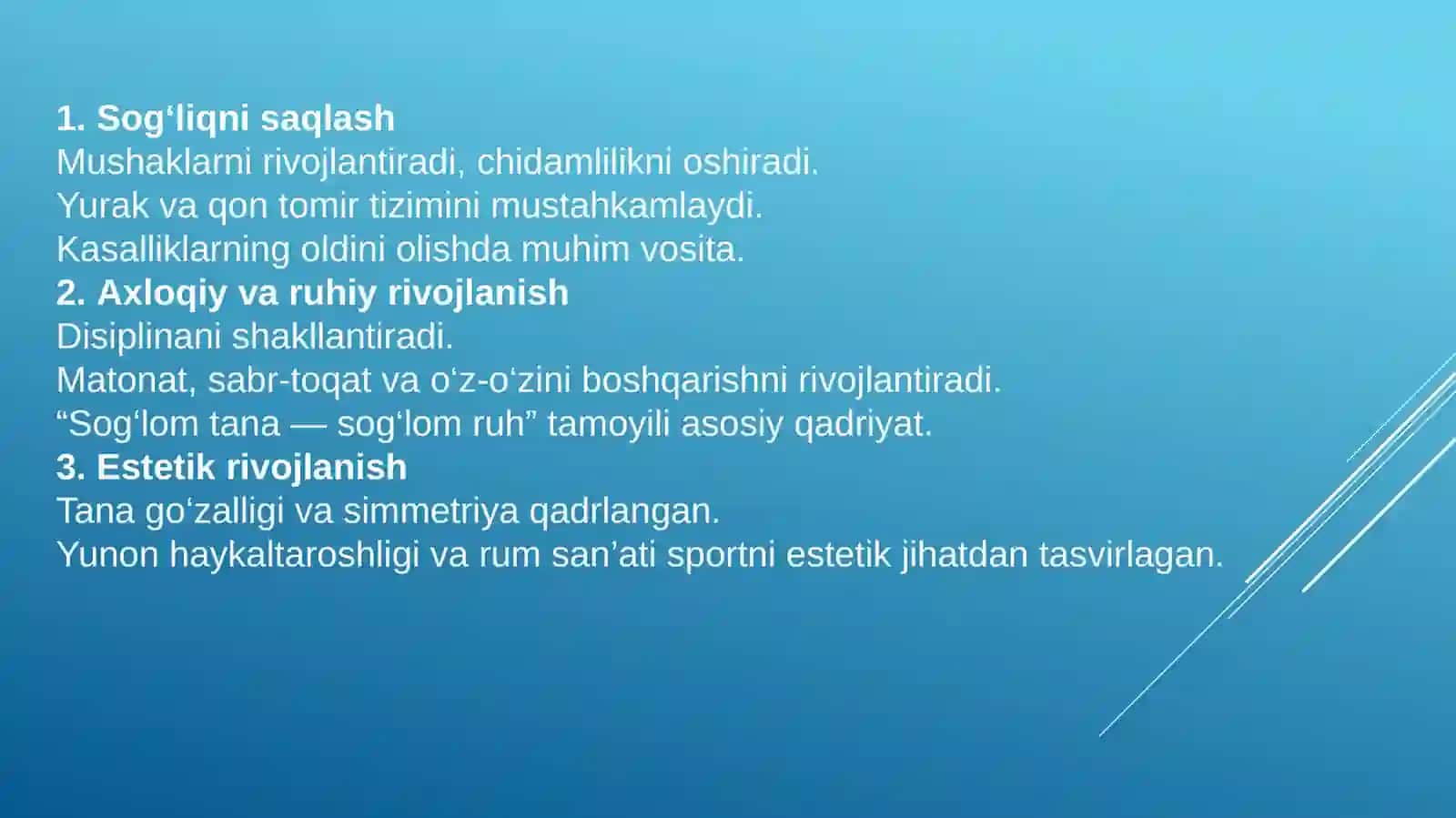 Qadimgiy unon-rum falsafasi, tibbiyot va san'atida jismoniy tarbiya masalalari 2