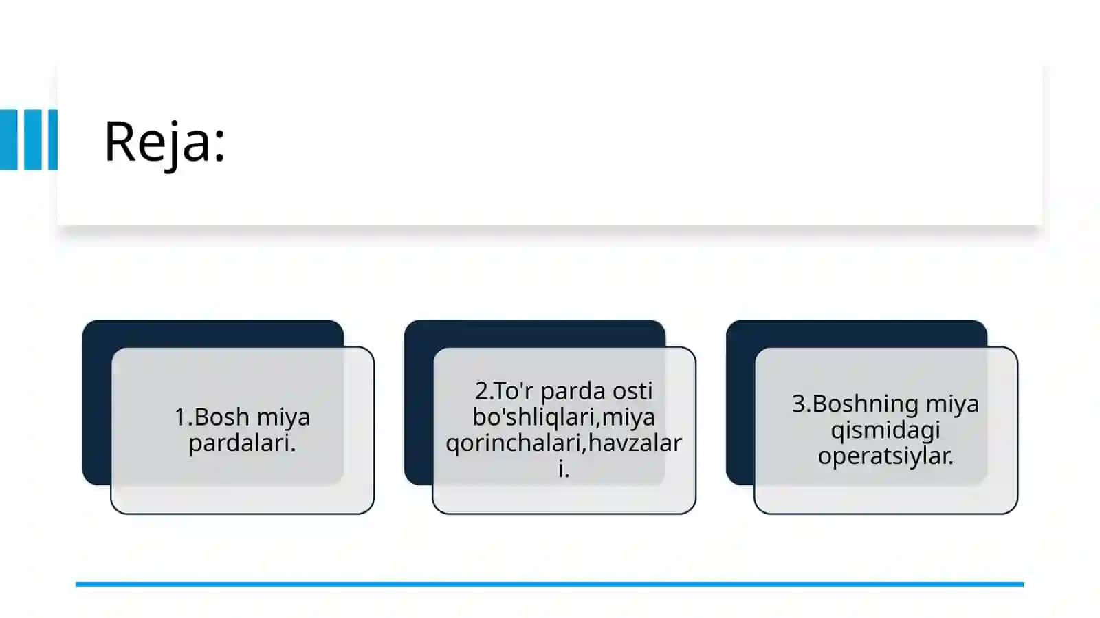 Bosh sohasinin operativ jarrohligi 2