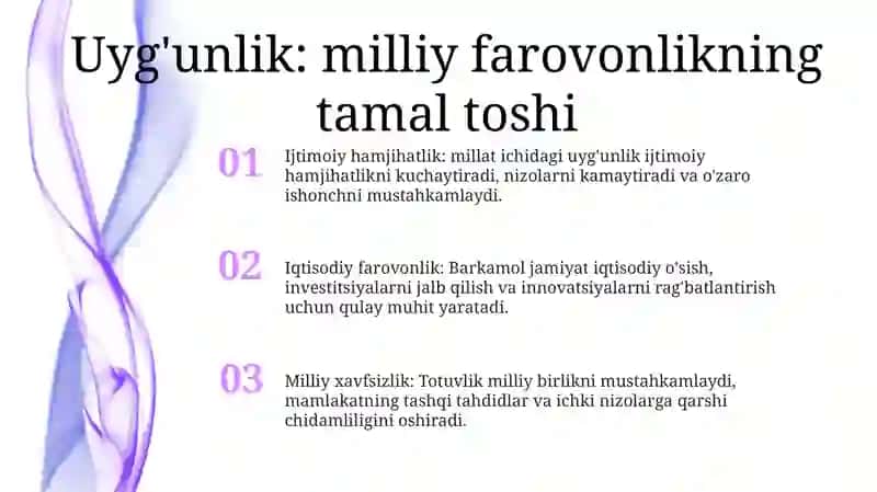 Millatlararo Totuvlik-Yurt Farovonligi Garovi 2