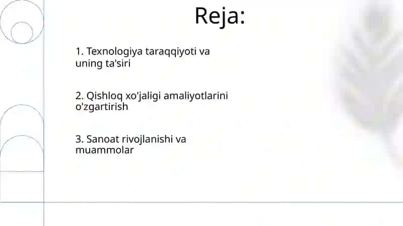 Mustaqillik yillarida qishloq xoʻjaligi va sanoat sohasidagi oʻzgarishlar 2