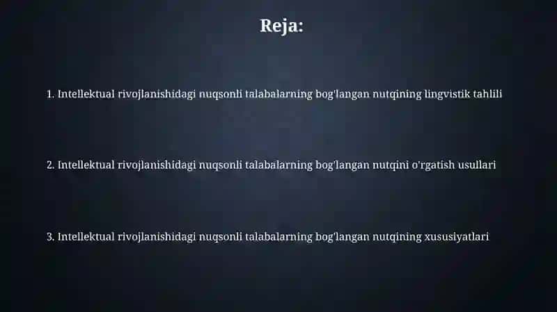 Intellektual nogiron bolalarning bogʻlangan nutqining xususiyatlari 2