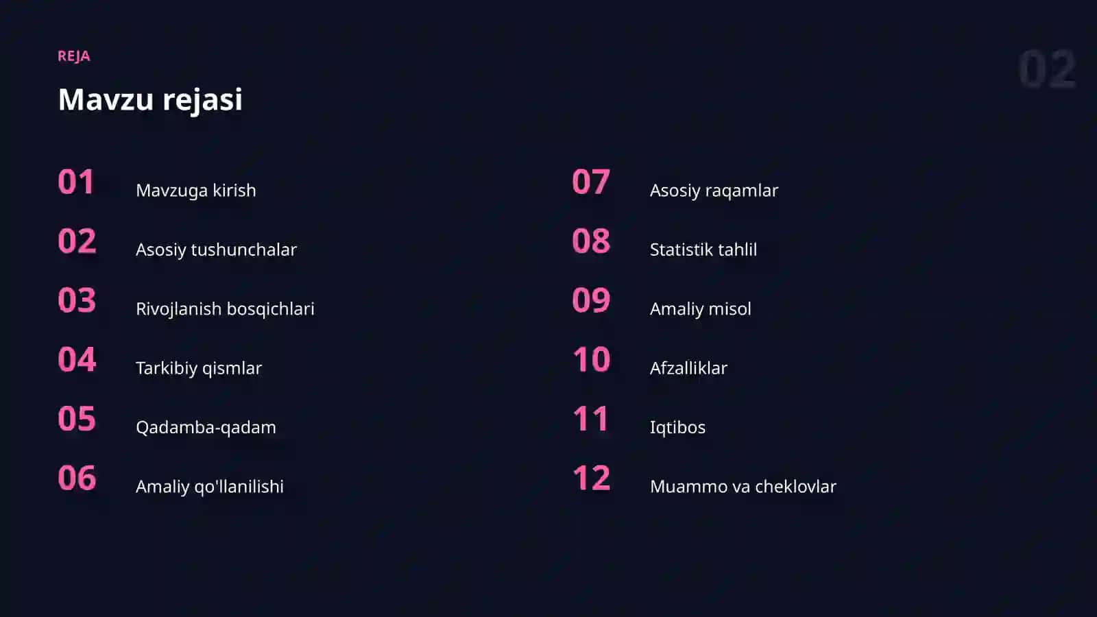 OPTIMIZATSIYA ALGORITMLARI 2