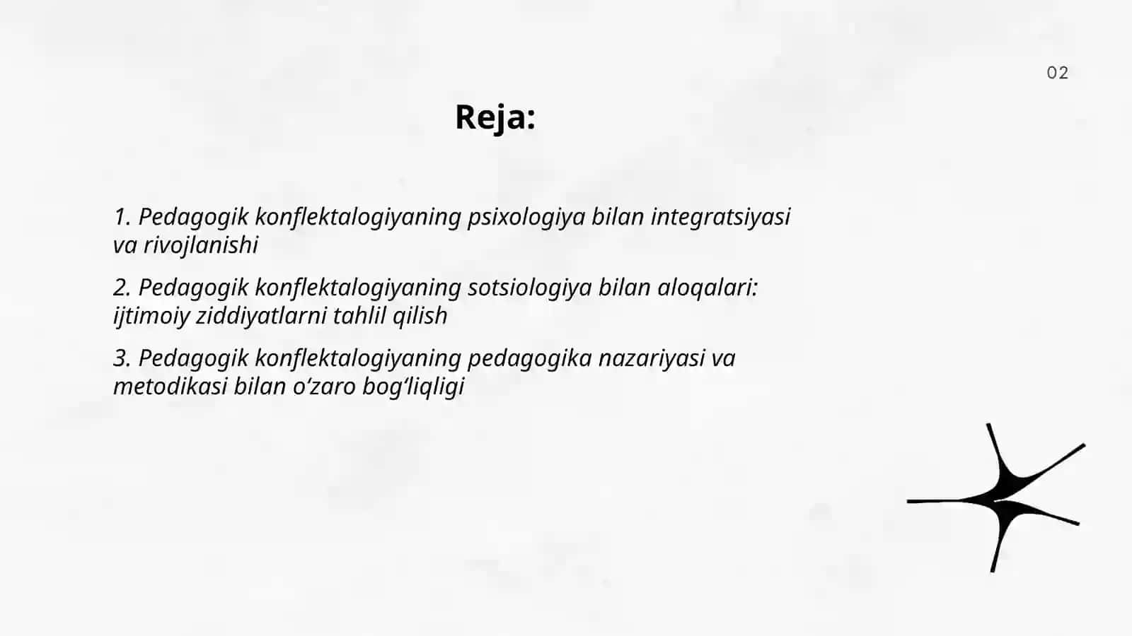 Pedagogik konflektalogiyaning fanlar bn aloqadorlikda rivojlanishi 2