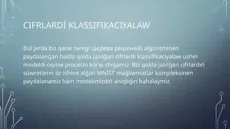 “BólIP aL hám Basqar” ("Разделяй и властвуй") Algoritmleri 2