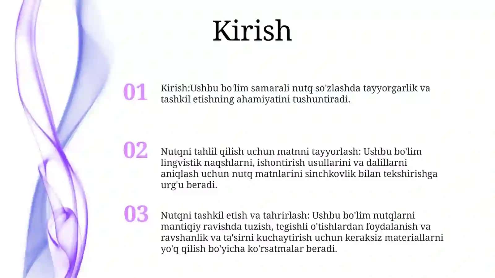 Yozma Nutqni Tekshirishda Nutqiy Material Tayyorlash VaTartibgaSolish 2