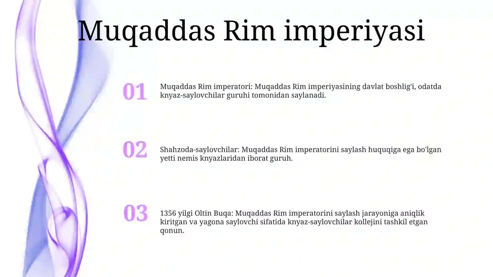 Muqaddas Rim imperatorining saylov jarayoni 2